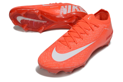 Unisex Nike Air Zoom Mercurial Vapor 16 Elite FG Firm Ground Low-Tops Football Boots - Red/White