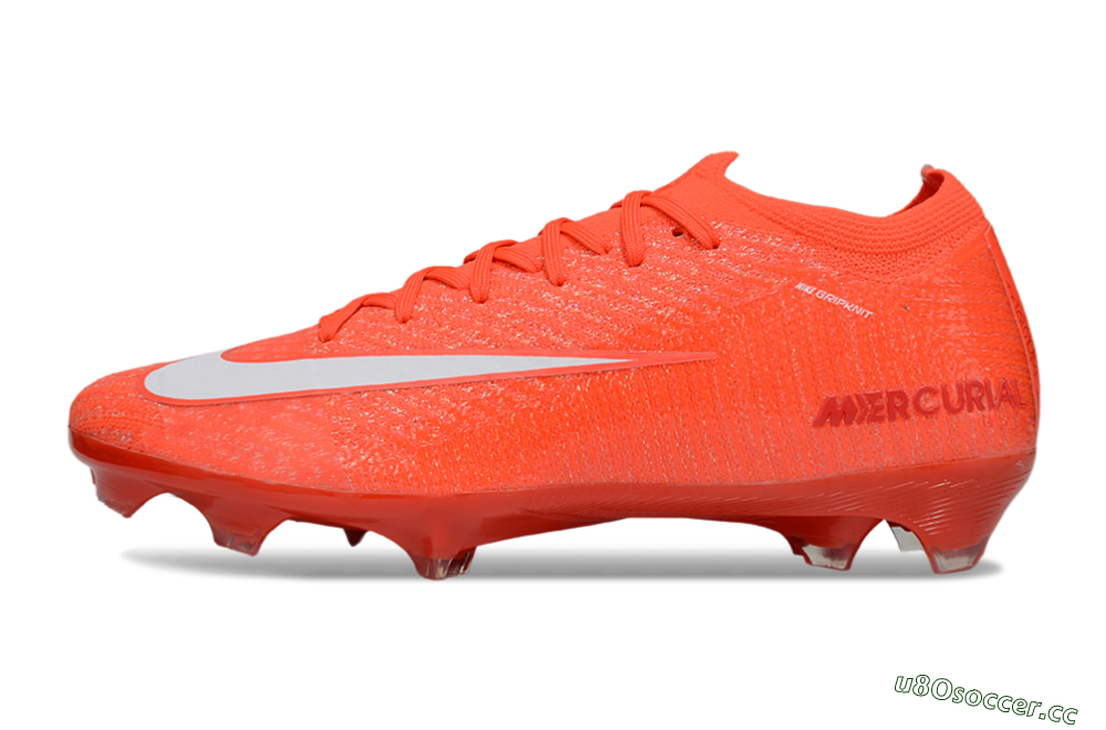 Unisex Nike Air Zoom Mercurial Vapor 16 Elite FG Firm Ground Low-Tops Football Boots - Red/White 0
