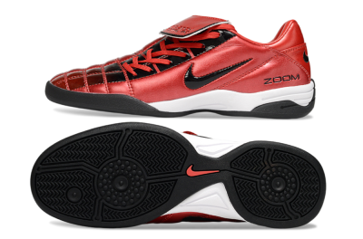 Men's Nike Air Zoom Total 90 III IC Indoor & Futsal Low-Tops Football Shoes - Red/Black/White