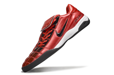Men's Nike Air Zoom Total 90 III IC Indoor & Futsal Low-Tops Football Shoes - Red/Black/White