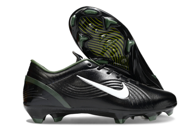 Unisex Nike Air Zoom Mercurial Vapor 16 Elite FG Firm Ground Low-Tops Football Boots - Black/White/Green