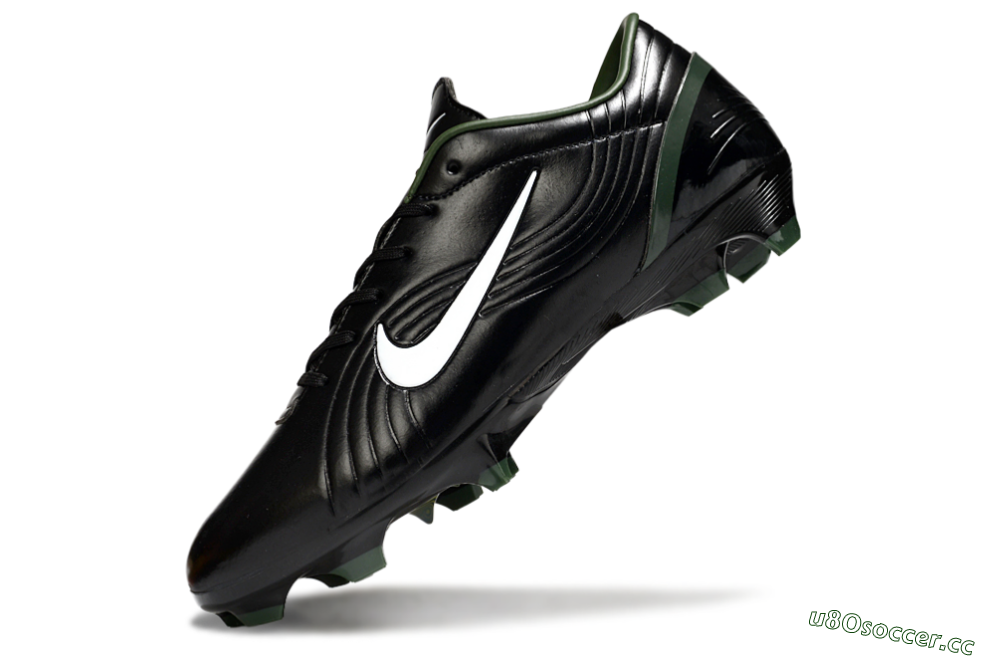 Unisex Nike Air Zoom Mercurial Vapor 16 Elite FG Firm Ground Low-Tops Football Boots - Black/White/Green 5
