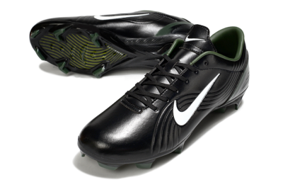 Unisex Nike Air Zoom Mercurial Vapor 16 Elite FG Firm Ground Low-Tops Football Boots - Black/White/Green