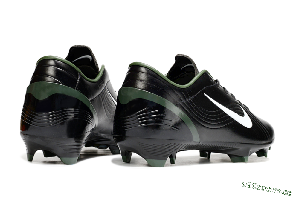 Unisex Nike Air Zoom Mercurial Vapor 16 Elite FG Firm Ground Low-Tops Football Boots - Black/White/Green 6