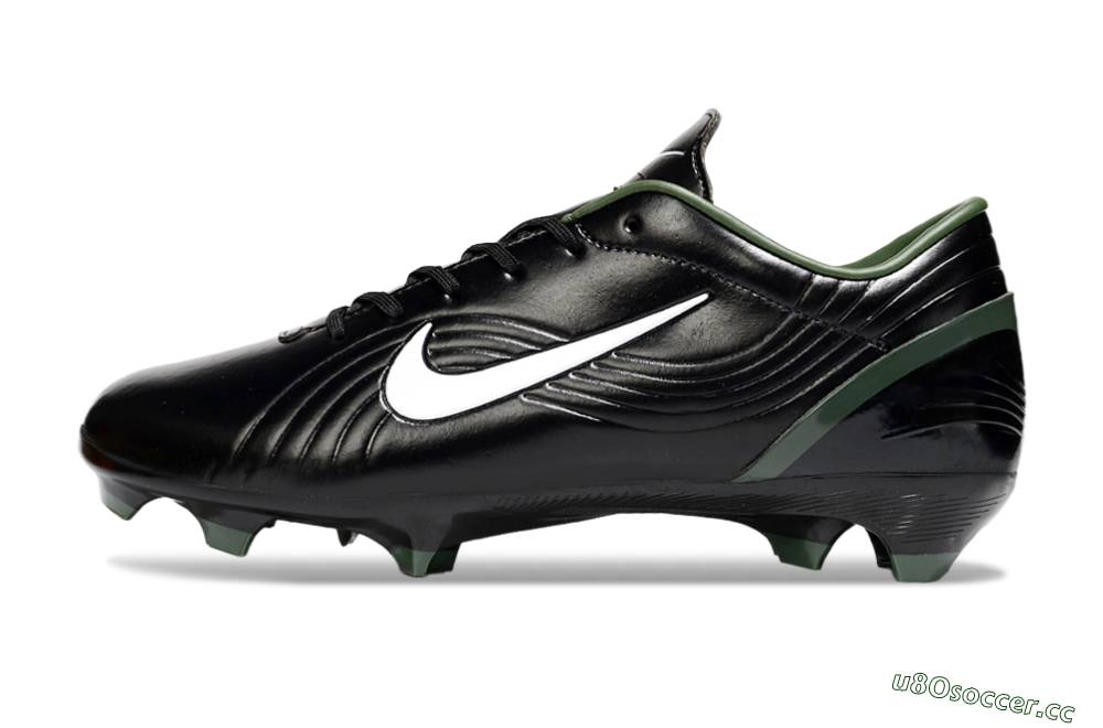 Unisex Nike Air Zoom Mercurial Vapor 16 Elite FG Firm Ground Low-Tops Football Boots - Black/White/Green 0
