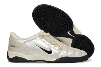 Men's Nike Total 90 III IC Indoor & Futsal Low-Tops Football Shoes - Beige/Black