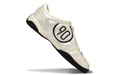 Men's Nike Total 90 III IC Indoor & Futsal Low-Tops Football Shoes - Beige/Black