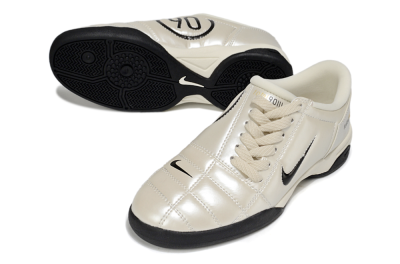 Men's Nike Total 90 III IC Indoor & Futsal Low-Tops Football Shoes - Beige/Black