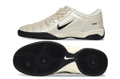 Men's Nike Total 90 III IC Indoor & Futsal Low-Tops Football Shoes - Beige/Black