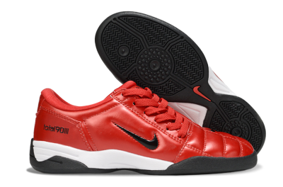 Men's Nike Total 90 III IC Indoor & Futsal Low-Tops Football Shoes - Red/Black/White