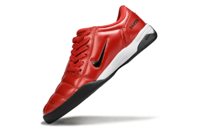 Men's Nike Total 90 III IC Indoor & Futsal Low-Tops Football Shoes - Red/Black/White