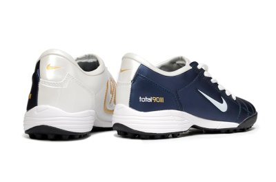 Unisex Nike Total 90 III TF Artificial Turf Low-Tops Football Shoes - Blue/White/Black