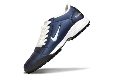 Unisex Nike Total 90 III TF Artificial Turf Low-Tops Football Shoes - Blue/White/Black