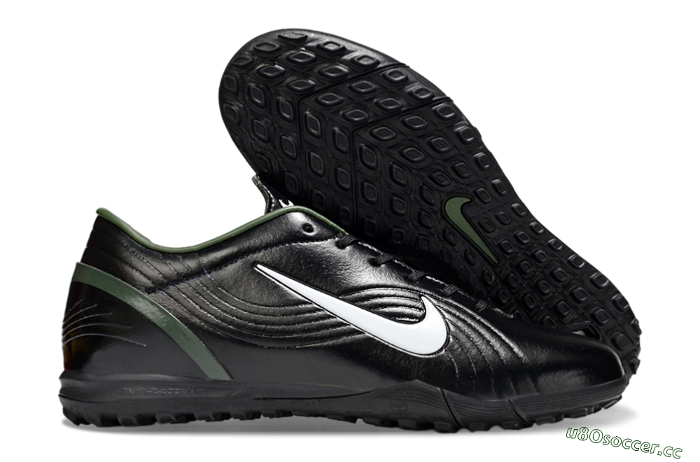 Unisex Nike Air Zoom Mercurial Vapor 16 Elite TF Artificial Turf Low-Tops Football Shoes - Black/White/Green 2