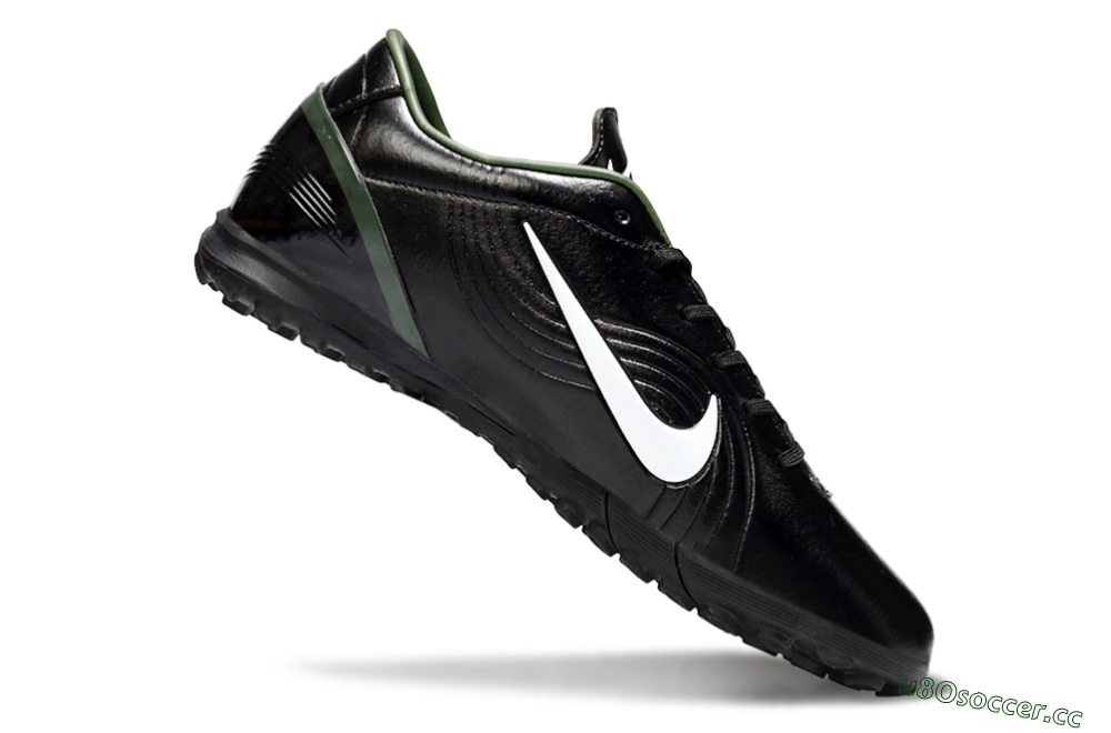Unisex Nike Air Zoom Mercurial Vapor 16 Elite TF Artificial Turf Low-Tops Football Shoes - Black/White/Green 4
