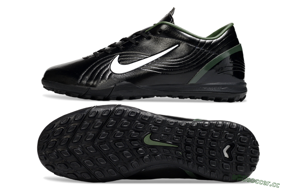 Unisex Nike Air Zoom Mercurial Vapor 16 Elite TF Artificial Turf Low-Tops Football Shoes - Black/White/Green 1