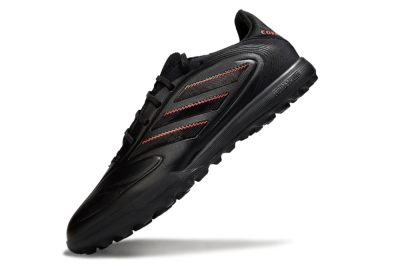 Men's Adidas Copa Pure 3 TF Artificial Turf Low-Tops Football Shoes - Black/Red