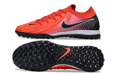 Men's Nike Phantom GX 2 Elite TF Artificial Turf Low-Tops Football Shoes - Red/Black/White