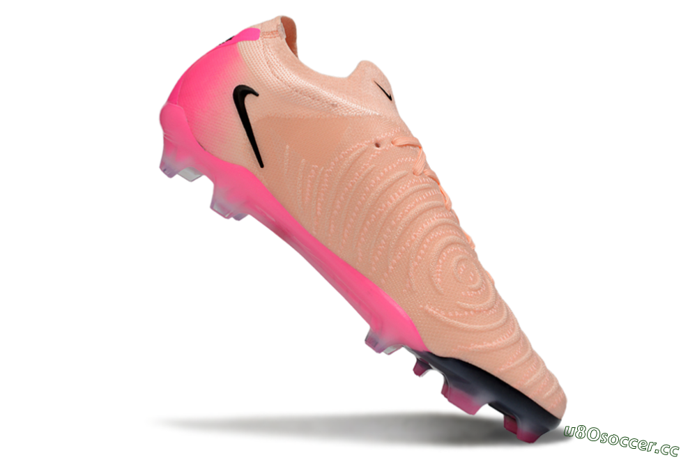 Men's Nike Phantom GX 2 Elite FG Firm Ground Low-Tops Football Boots - Pink/Black 4