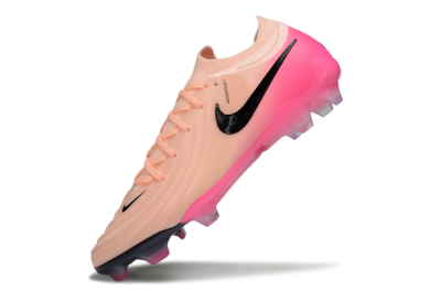Men's Nike Phantom GX 2 Elite FG Firm Ground Low-Tops Football Boots - Pink/Black