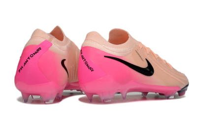 Men's Nike Phantom GX 2 Elite FG Firm Ground Low-Tops Football Boots - Pink/Black