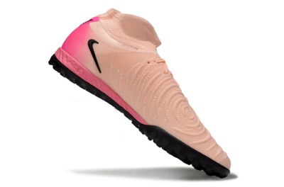 Men's Nike Phantom Luna Elite NU TF Artificial Turf High-Tops Football Shoes - Pink/Black