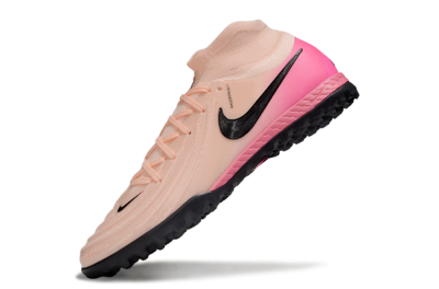 Men's Nike Phantom Luna Elite NU TF Artificial Turf High-Tops Football Shoes - Pink/Black