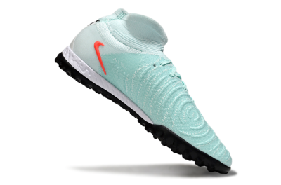 Men's Nike Phantom Luna Elite NU TF Artificial Turf High-Tops Football Shoes - Jade/Red/White