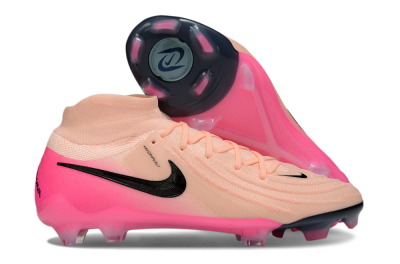 Men's Nike Phantom Luna Elite NU FG Firm Ground High-Tops Football Boots - Pink/Black