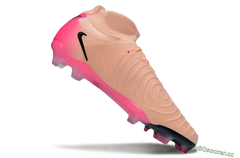 Men's Nike Phantom Luna Elite NU FG Firm Ground High-Tops Football Boots - Pink/Black 4