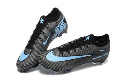 Men's Nike Air Zoom Mercurial Vapor 16 Elite FG Firm Ground Low-Tops Football Boots - Grey/Black/Jade