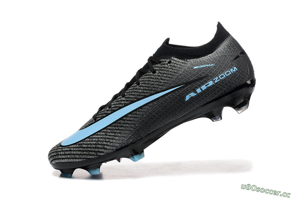 Men's Nike Air Zoom Mercurial Vapor 16 Elite FG Firm Ground Low-Tops Football Boots - Grey/Black/Jade 8