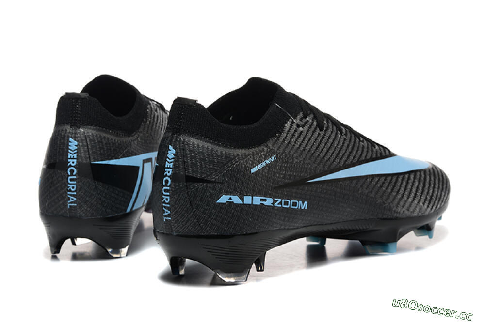 Men's Nike Air Zoom Mercurial Vapor 16 Elite FG Firm Ground Low-Tops Football Boots - Grey/Black/Jade 9