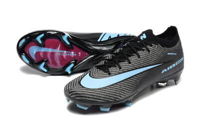 Men's Nike Air Zoom Mercurial Vapor 16 Elite FG Firm Ground Low-Tops Football Boots - Grey/Black/Jade
