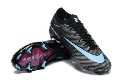 Men's Nike Air Zoom Mercurial Vapor 16 Elite FG Firm Ground Low-Tops Football Boots - Grey/Black/Jade