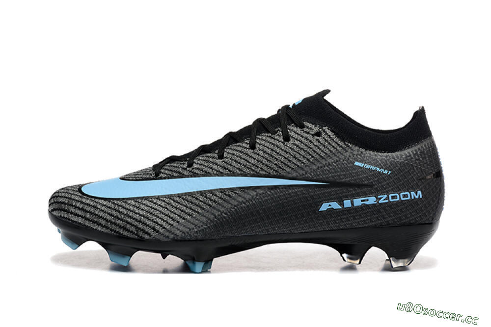 Men's Nike Air Zoom Mercurial Vapor 16 Elite FG Firm Ground Low-Tops Football Boots - Grey/Black/Jade 0