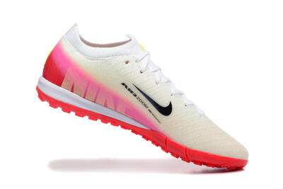 Men's Nike Air Zoom Mercurial Vapor 16 Elite TF Artificial Turf Low-Tops Football Shoes - Beige/Black/Pink