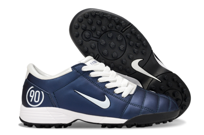 Unisex Nike Total 90 III TF Artificial Turf Low-Tops Football Shoes - Blue/Black/White