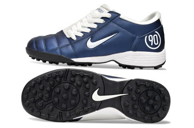 Unisex Nike Total 90 III TF Artificial Turf Low-Tops Football Shoes - Blue/Black/White