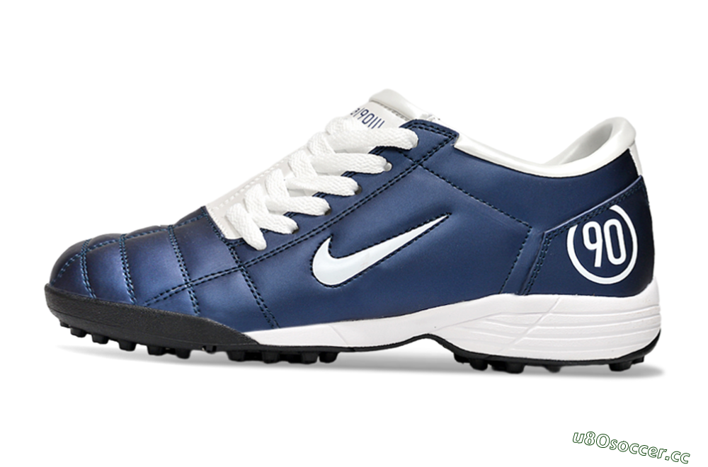 Unisex Nike Total 90 III TF Artificial Turf Low-Tops Football Shoes - Blue/Black/White 0