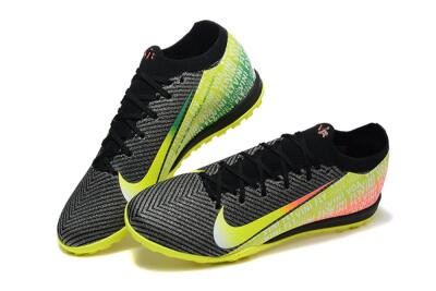 Men's Nike Air Zoom Mercurial Vapor 16 Elite TF Artificial Turf Low-Tops Football Shoes - Black/Yellow/Red