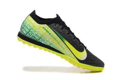 Men's Nike Air Zoom Mercurial Vapor 16 Elite TF Artificial Turf Low-Tops Football Shoes - Black/Yellow/Red