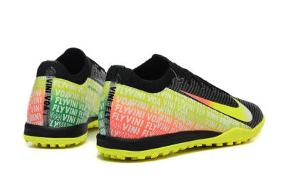 Men's Nike Air Zoom Mercurial Vapor 16 Elite TF Artificial Turf Low-Tops Football Shoes - Black/Yellow/Red