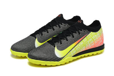 Men's Nike Air Zoom Mercurial Vapor 16 Elite TF Artificial Turf Low-Tops Football Shoes - Black/Yellow/Red