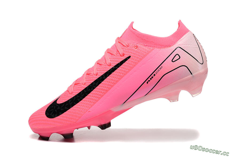 Men's Nike Air Zoom Mercurial Vapor 16 Elite FG Firm Ground Low-Tops Football Boots - Pink/Black 8