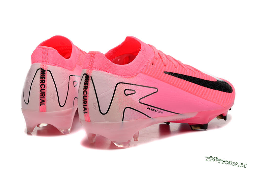 Men's Nike Air Zoom Mercurial Vapor 16 Elite FG Firm Ground Low-Tops Football Boots - Pink/Black 9