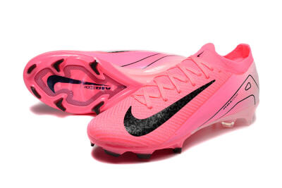 Men's Nike Air Zoom Mercurial Vapor 16 Elite FG Firm Ground Low-Tops Football Boots - Pink/Black