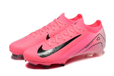 Men's Nike Air Zoom Mercurial Vapor 16 Elite FG Firm Ground Low-Tops Football Boots - Pink/Black
