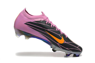 Men's Nike Air Zoom Mercurial Vapor 16 Elite FG Firm Ground Low-Tops Football Boots - Pink/Yellow/Black