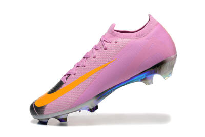 Men's Nike Air Zoom Mercurial Vapor 16 Elite FG Firm Ground Low-Tops Football Boots - Pink/Yellow/Black